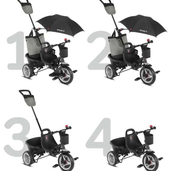Ceety Comfort Trehjulet cykel grå