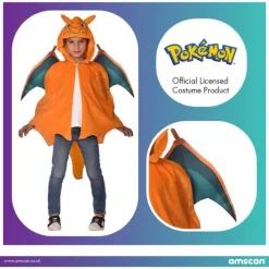 Charizard børnekostume 3-7 år