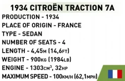 Citroen Traction 7A - 1934 model