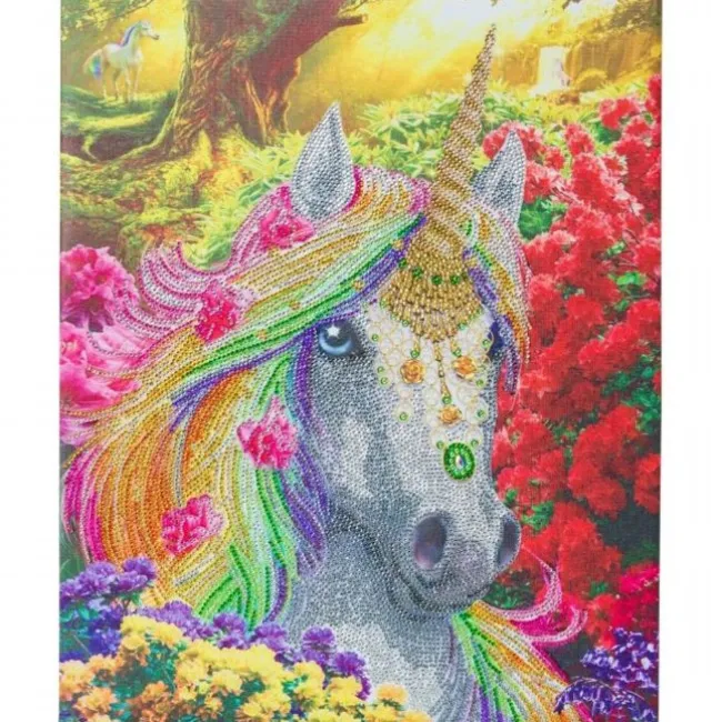 Crystal Art Enhjørningskov 40x50 cm
