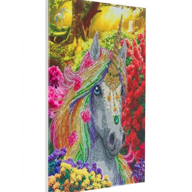 Crystal Art Enhjørningskov 40x50 cm