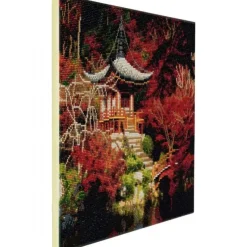 Crystal Art Japansk Tempel 40x50 cm