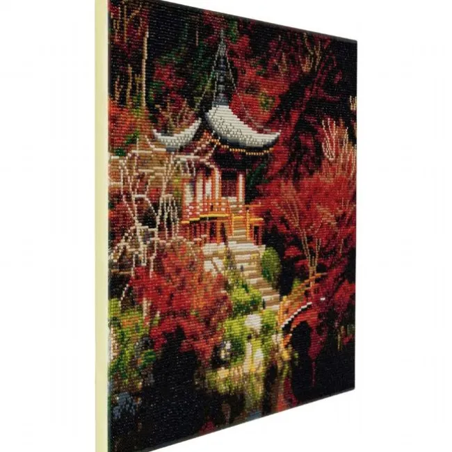 Crystal Art Japansk Tempel 40x50 cm