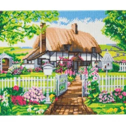 Crystal Art Landhus 40x50 cm