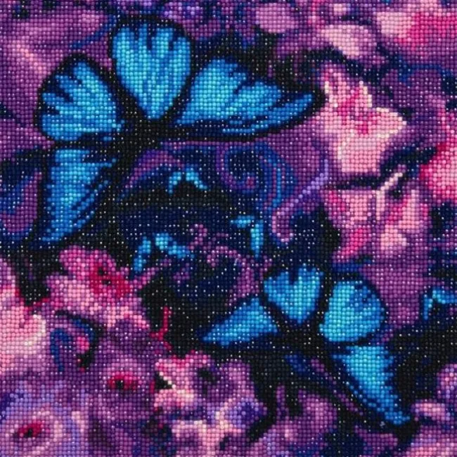 Crystal Art Sommerfugle 30x30 cm