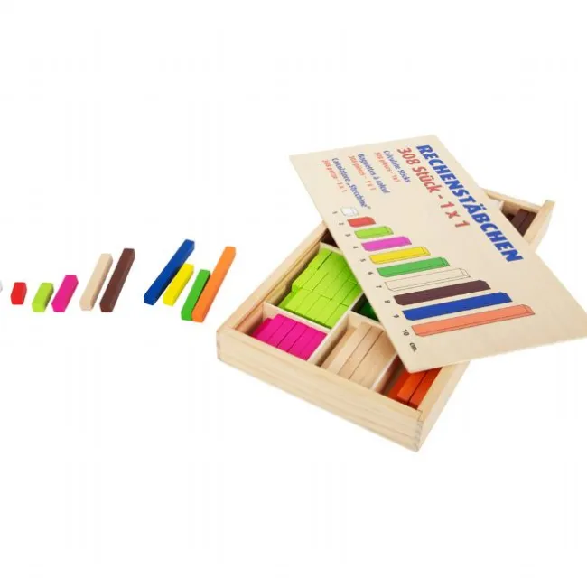 Cuisenaire regnestave i Træ