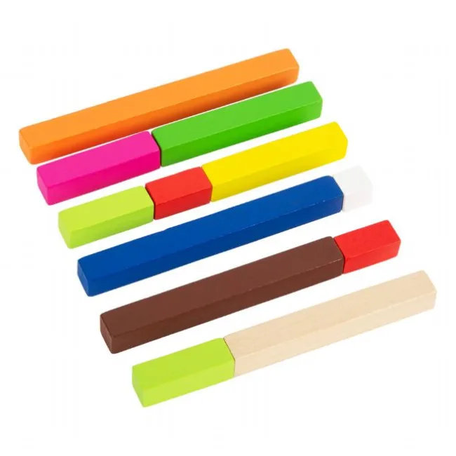 Cuisenaire regnestave i Træ
