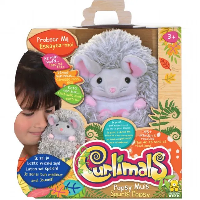 Curlimals Popsy The Mouse med Lyd