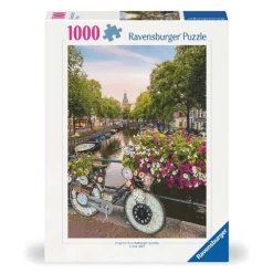Cykel i Amsterdam 1000 Brikker