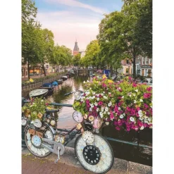 Cykel i Amsterdam 1000 Brikker