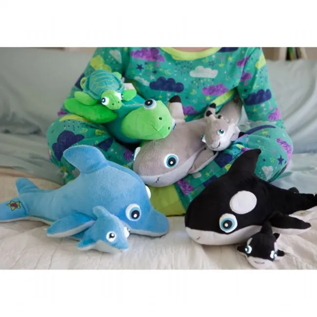 Delfinen Olivia bamse m lys 32 cm
