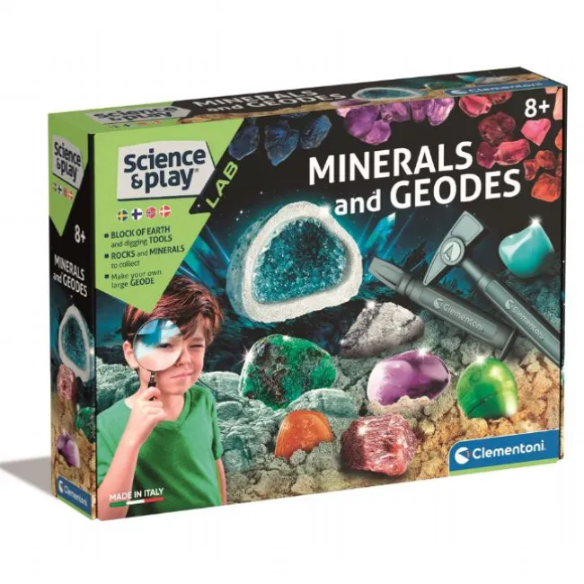 Ædelsten og Mineraler Sæt
