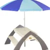 Delta havebænk med parasol