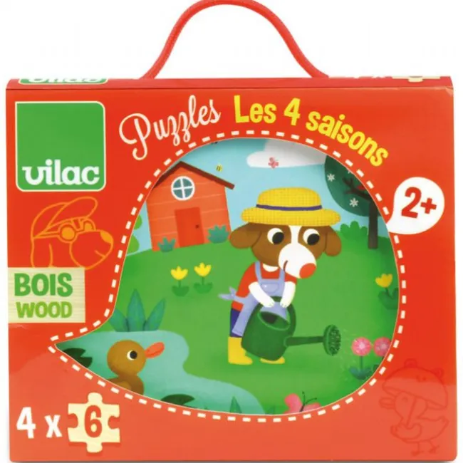 De 4 årstider Puslespil 4x6