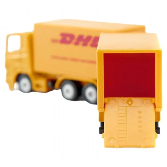 DHL lastbil med trailer