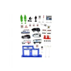 Diecast Politi Playset