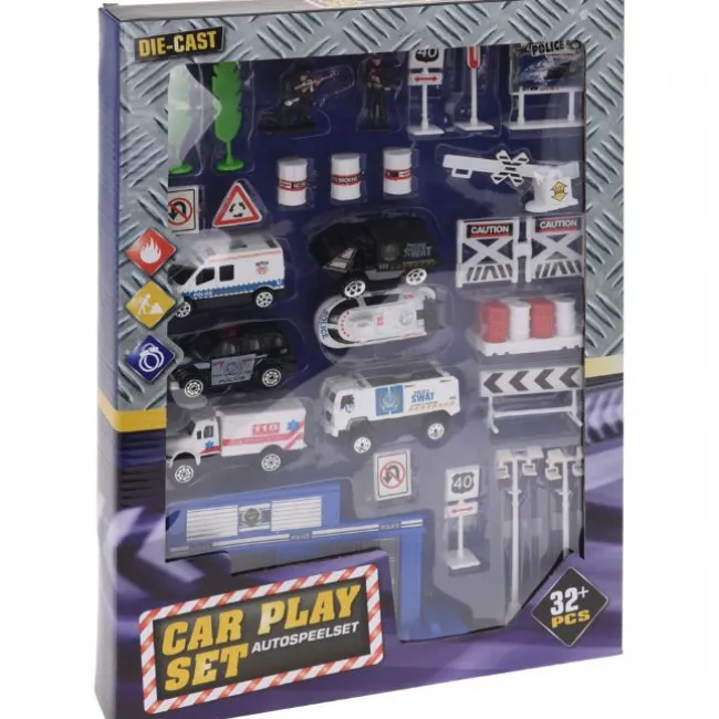 Diecast Politi Playset