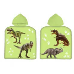 Dinosaur Poncho Badehåndklæde 50x100 cm