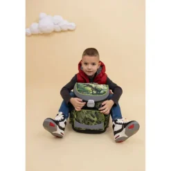 Dinosaur Skoletaske med 4 Dele