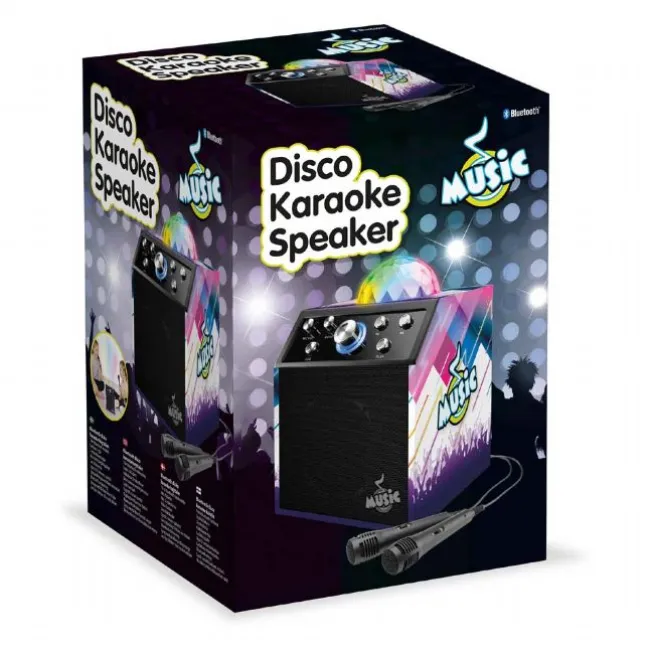 Diskokugle Karaoke m. Mikrofoner