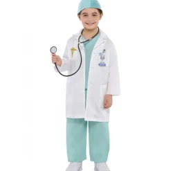 Doktor børnekostume 98 cm