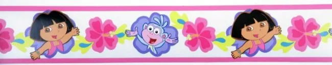 Dora Udforskeren tapetborter 10,6 cm