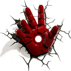 3D væglampe - Avengers Iron Man Hånd