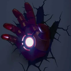 3D væglampe - Avengers Iron Man Hånd