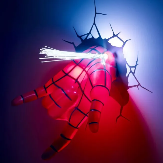 3D væglampe - Ultimative Spiderman
