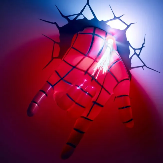 3D væglampe - Ultimative Spiderman