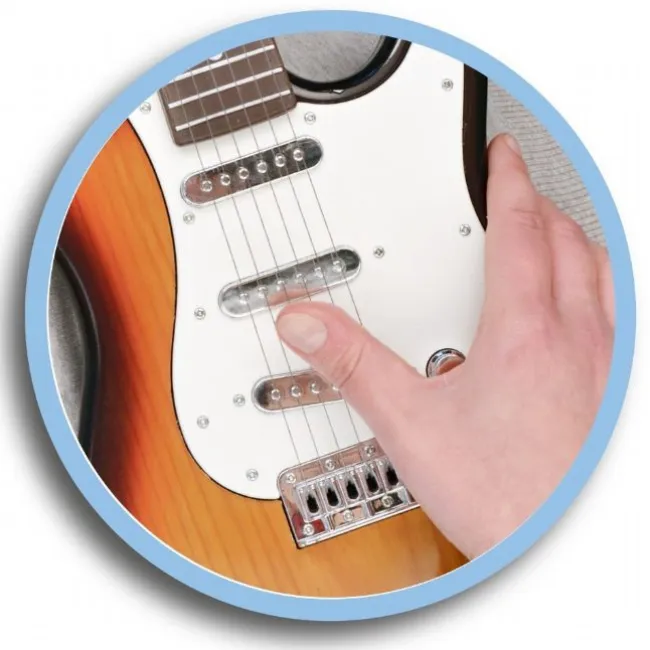 Elektonisk Rock Guitar m skulderrem
