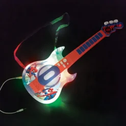 Elektronisk Spiderman Guitar m Tilbehør
