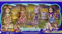 Enchantimals dukker 4 stk