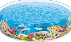 Fast kant børne pool 2.040L 244x46 cm