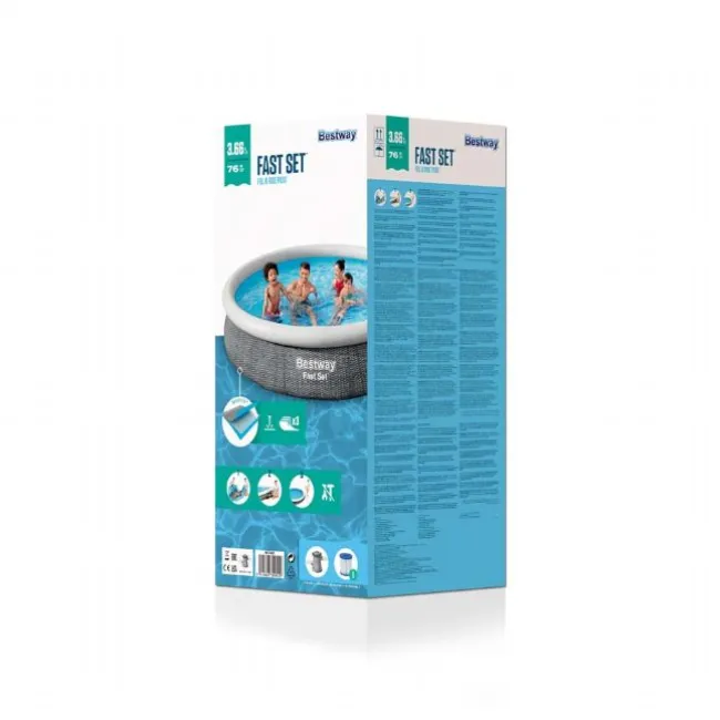 Fast Set Pool 5.377L 366x76 cm