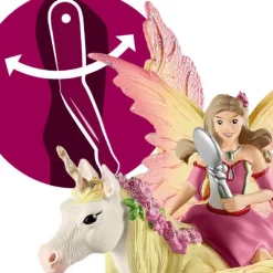 Feya med pegasus-enhjørning