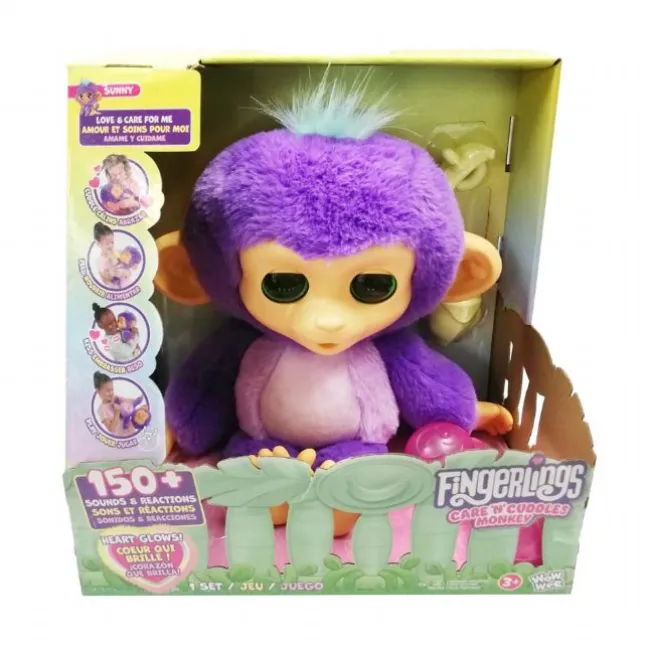 Fingerlings Care n Cuddles Abe Lilla
