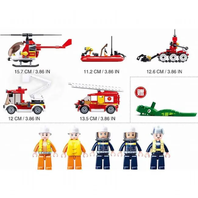 Fire Brigade Set 490 dele