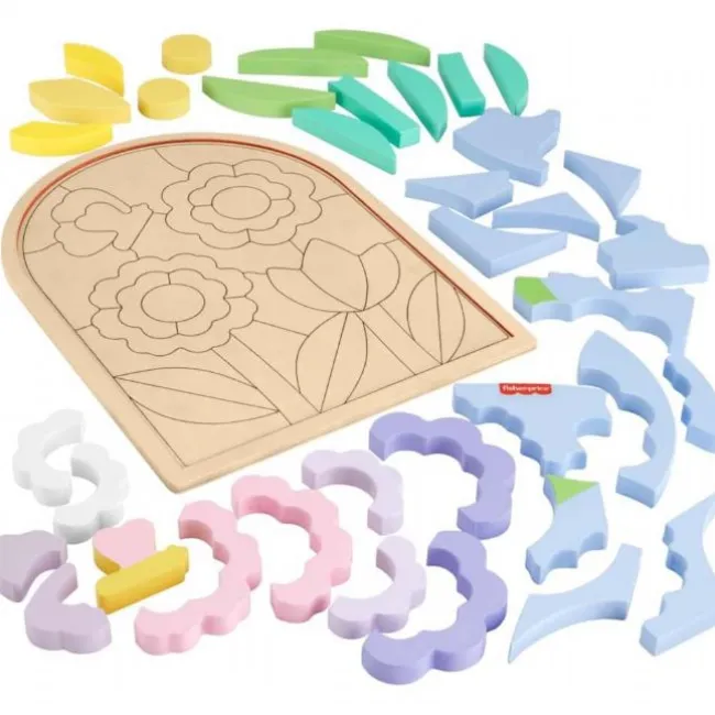 Fisher Price Træ Blomster Puslespil