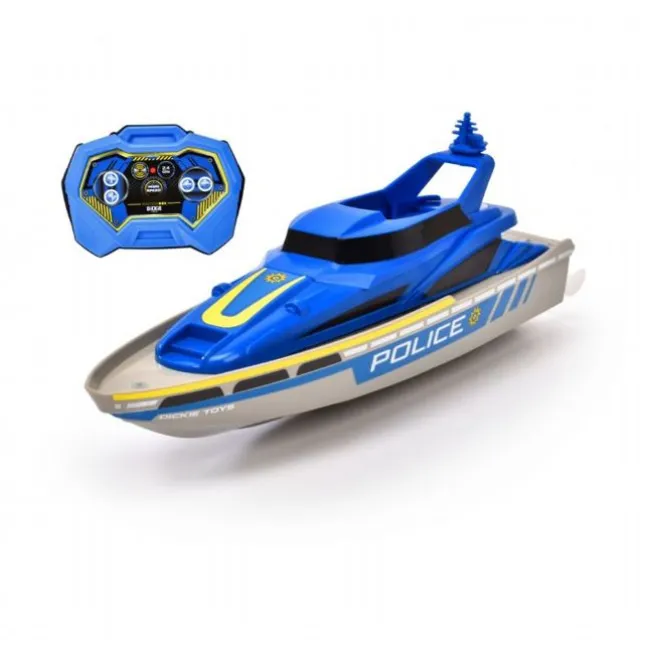 Fjernstyret Turbo Speed Politibåd 33 cm