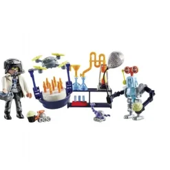 Forskere med robotter