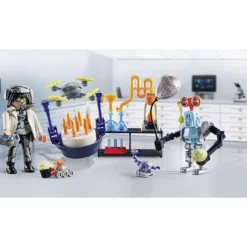 Forskere med robotter