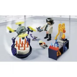 Forskere med robotter