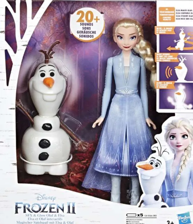 Frost 2 Elsa Dukke og Olaf m. lyd og lys