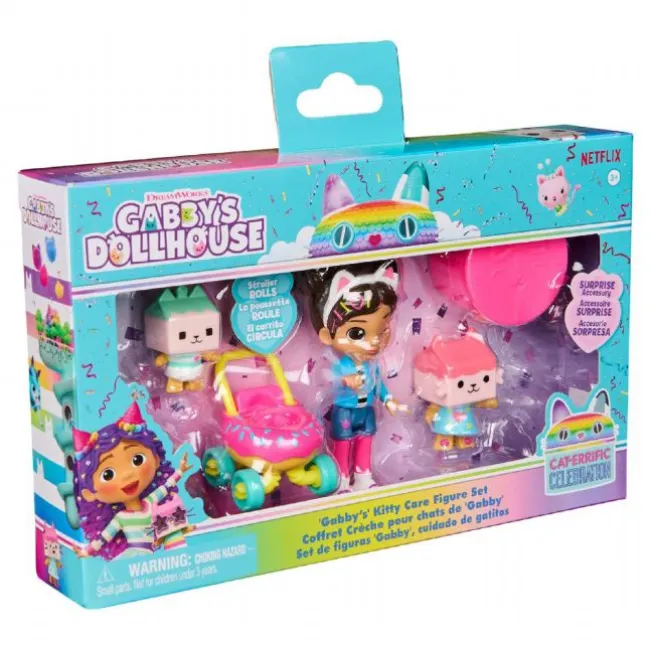 Gabbys Dollhouse Kitty Care Figursæt