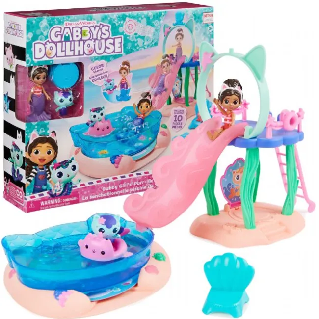 Gabbys Dollhouse Pool Playset