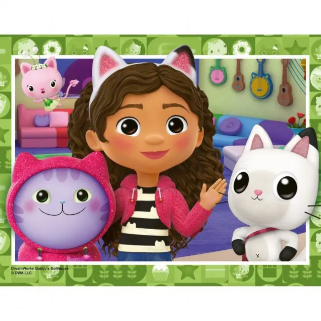 Gabbys Dollhouse Puslespil 4i1