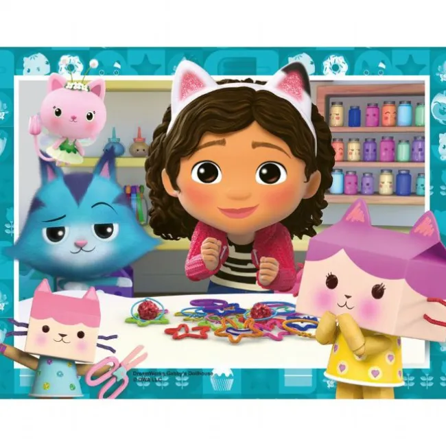 Gabbys Dollhouse Puslespil 4i1