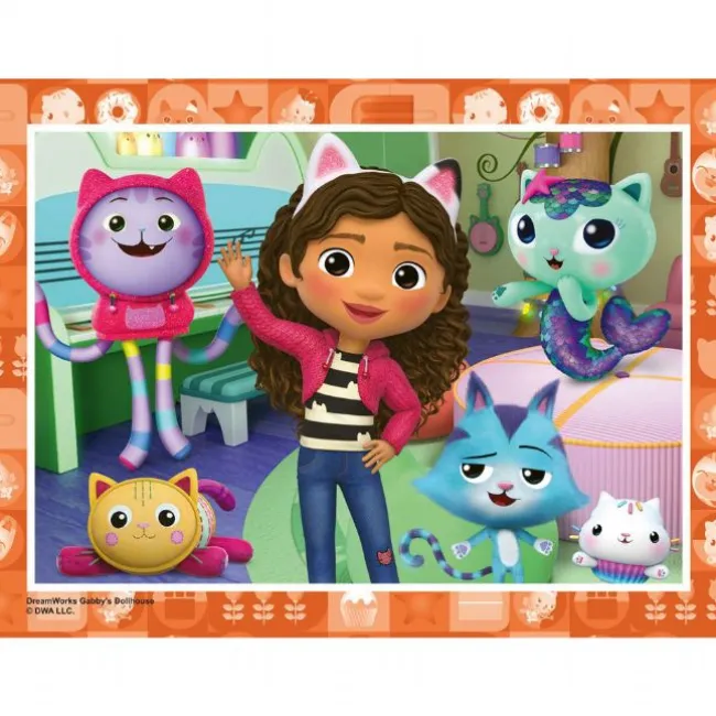 Gabbys Dollhouse Puslespil 4i1