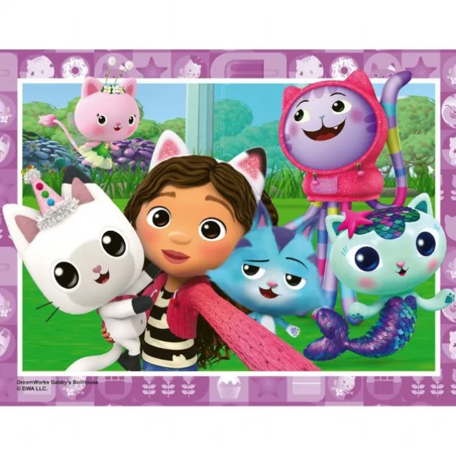 Gabbys Dollhouse Puslespil 4i1